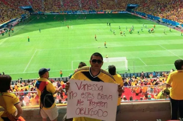 Pancartas futboleras muy vaciladoras
