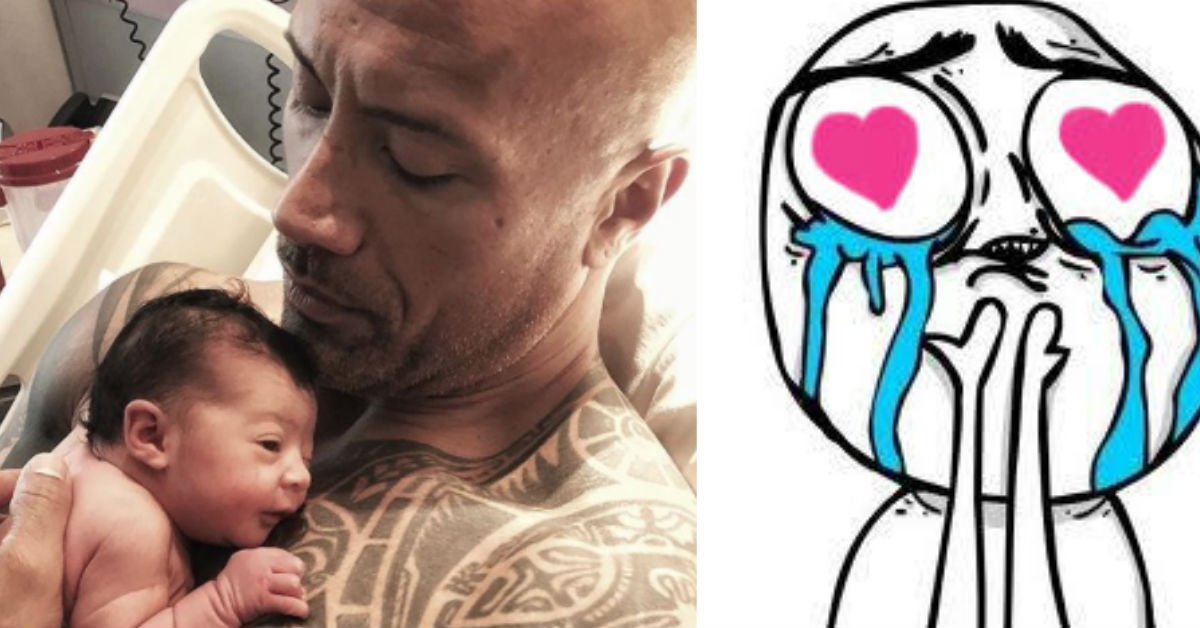 the-rock-nueva-bebita-emotivo-mensaje-redes-sociales