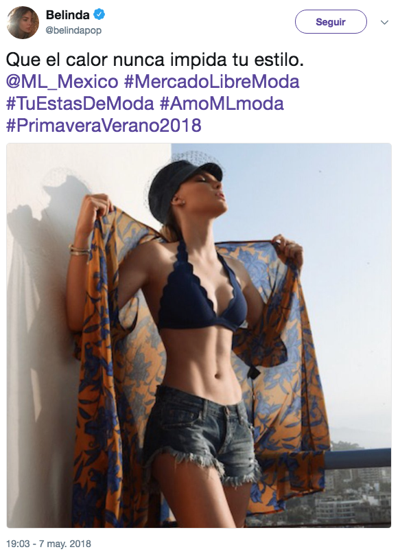 Belinda fue intervenida en el hospital