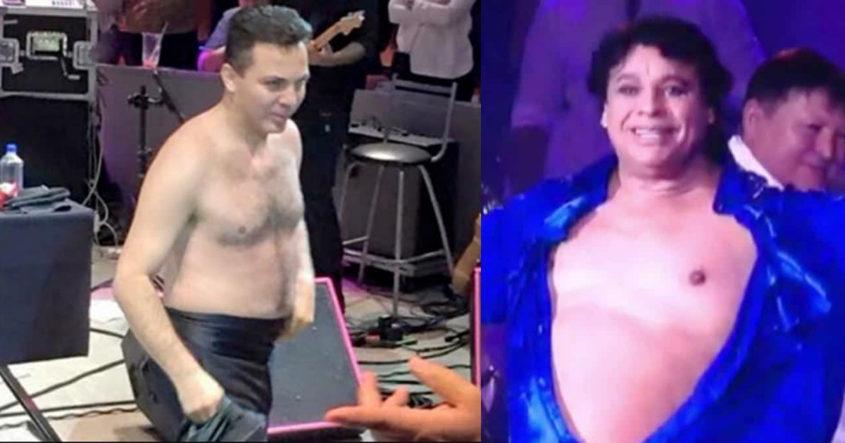 Cristian Castro se quita la camisa en concierto