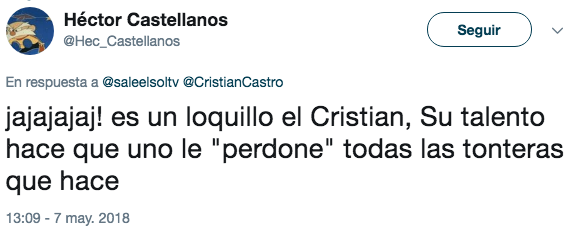 Cristian Castro se quitó la camisa en concierto