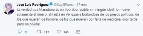 Puma Maradona Cantante Futbol Nicolas Maduro