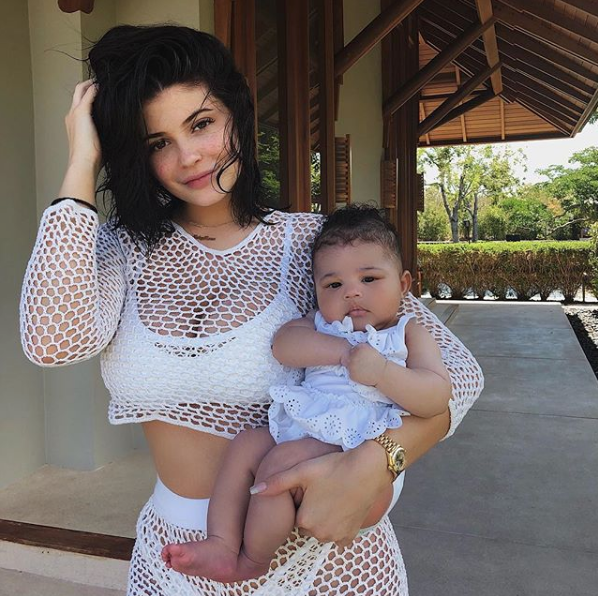 Kylie Jenner revela el por que del nombre de stormi