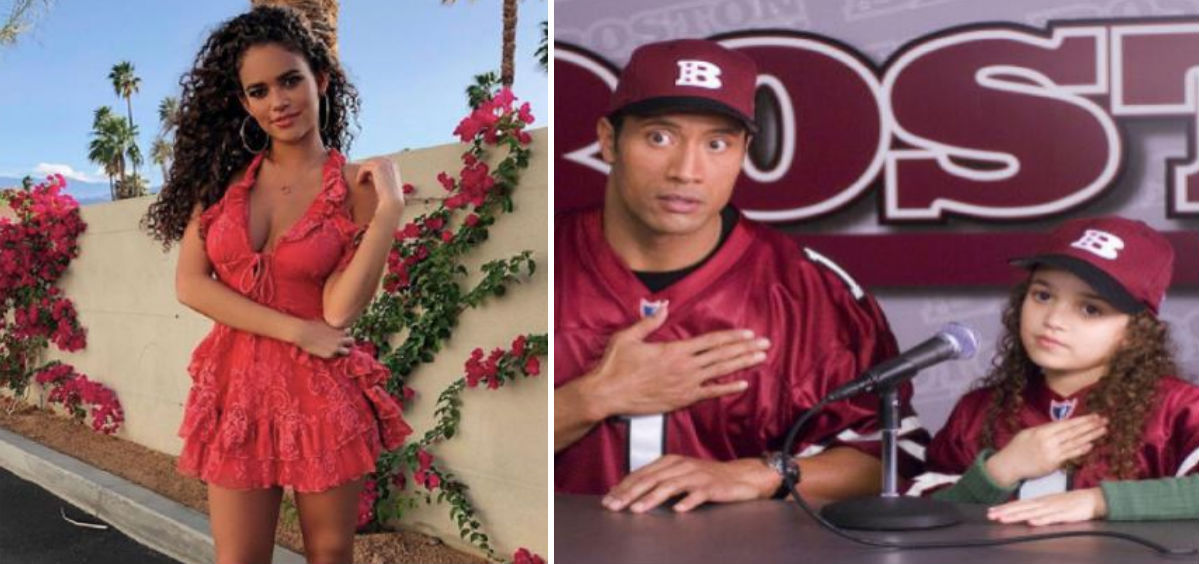 Madison Pettis Roca Entrenando PapÃ¡ AÃ±os