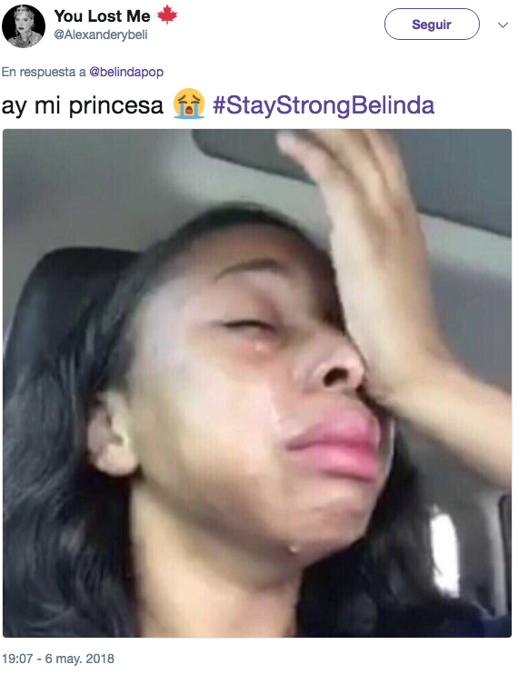 Belinda está en el hospital