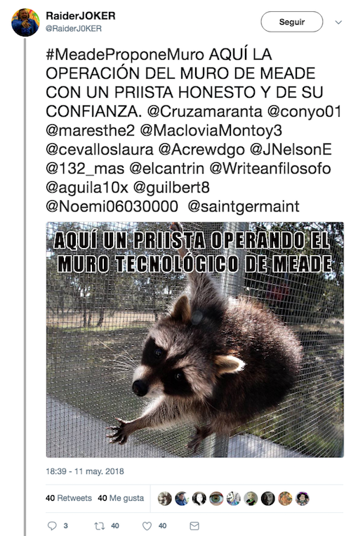 Pepe Meade Candidato PRI Muro México