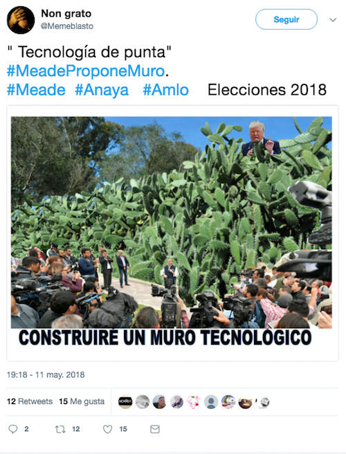 Pepe Meade Candidato PRI Muro México