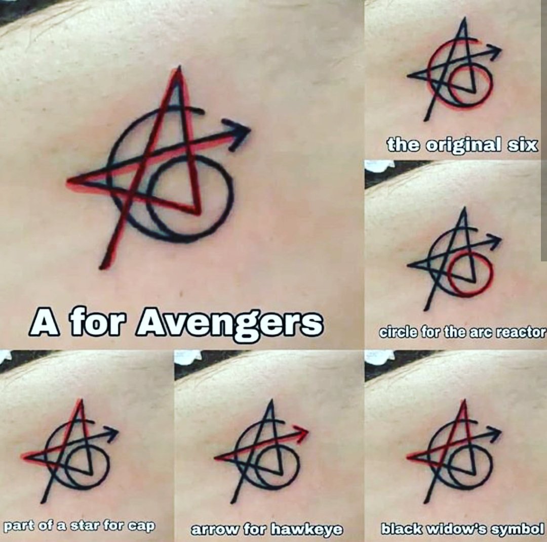 Los Avengers se tatuaron