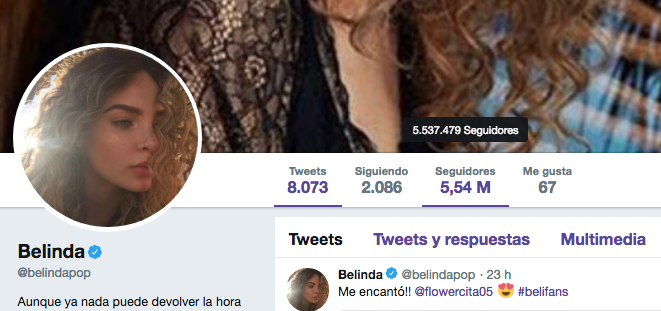 Belinda No Perdió Seguidores