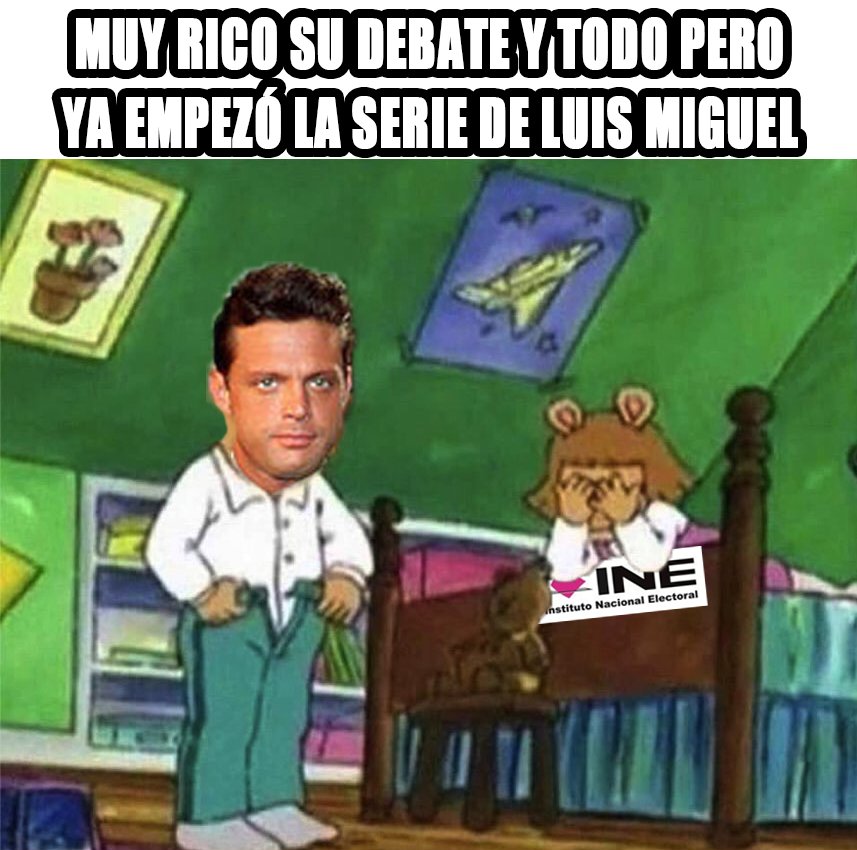 Memes Debate INE Luis Miguel La Serie