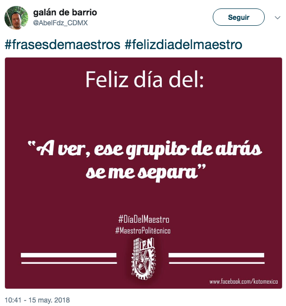 Memes dia del maestro