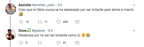 Para Belinda el ganador del debate fue AMLO, así reaccionó internet