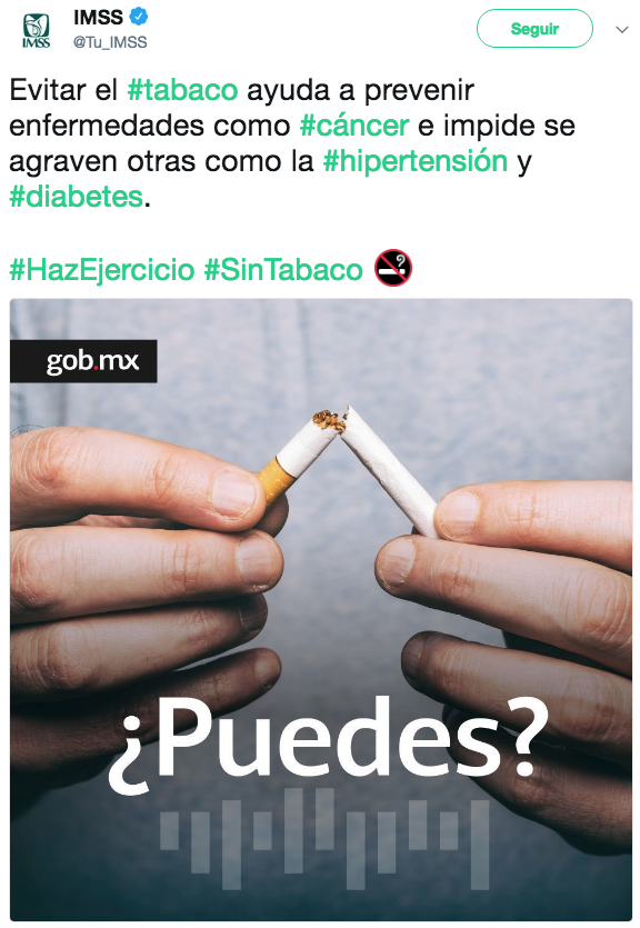 IMSS twitter