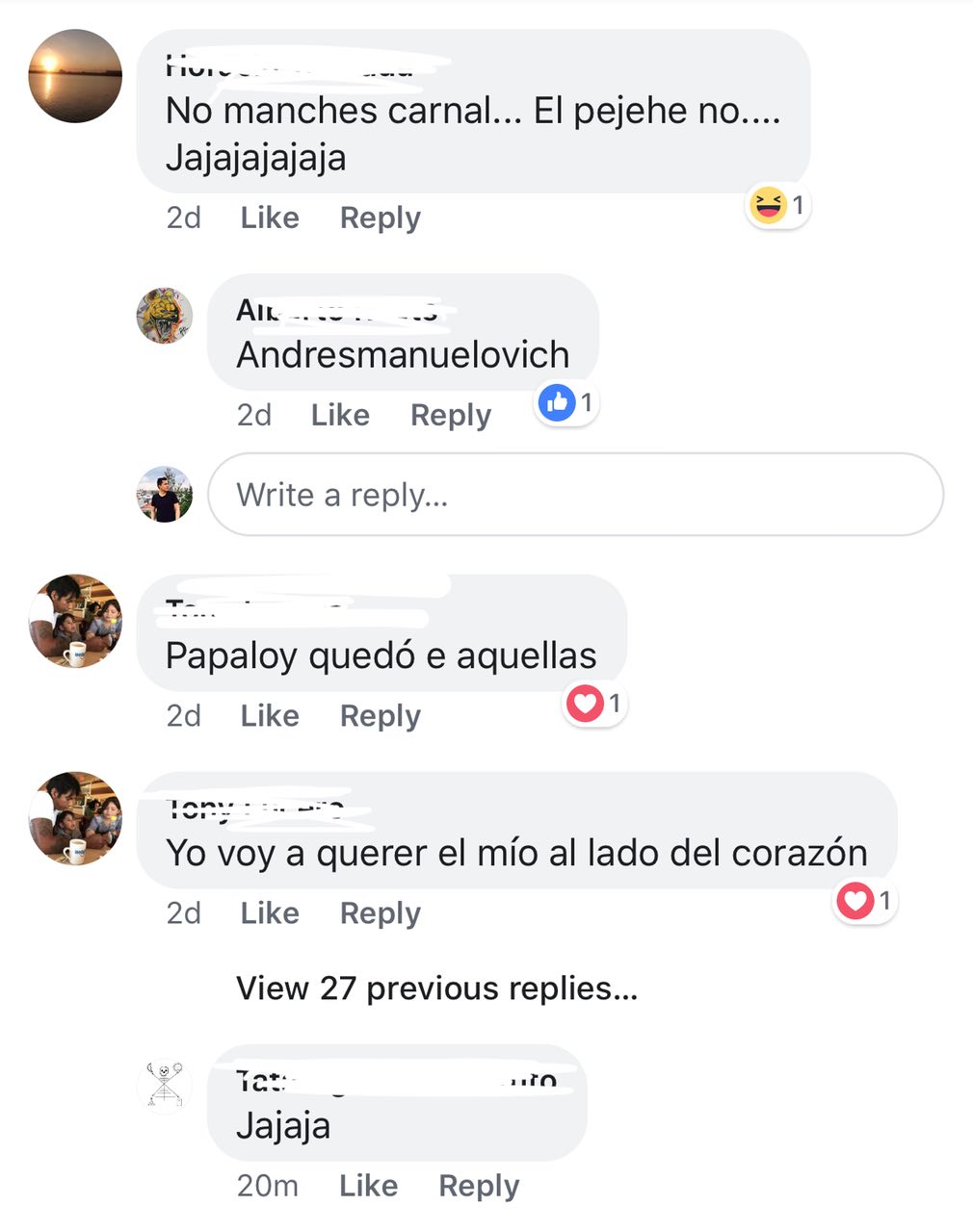 Chairo se tatua a Andres Manuel