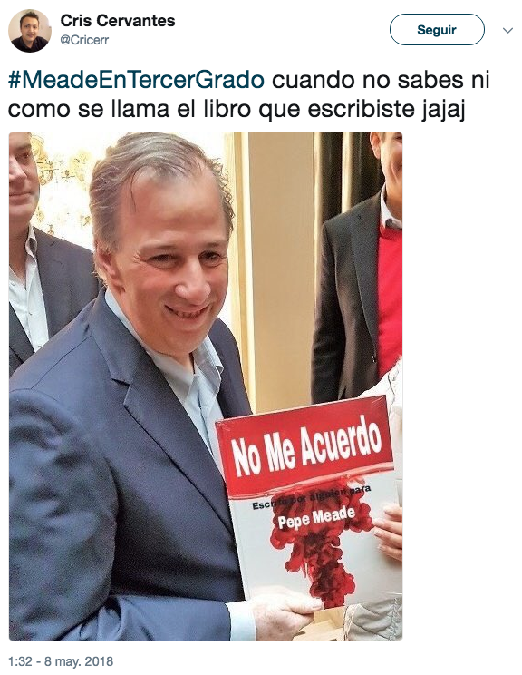 No me acuerdo libro jose a meade