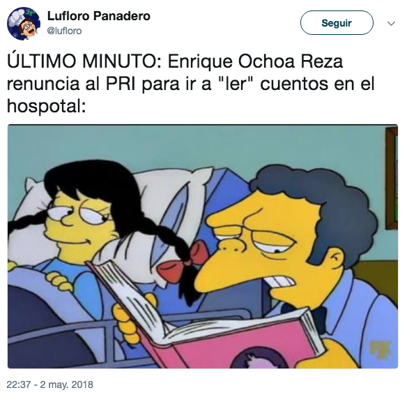 Salida del PRI Enrique Ochoa Reza