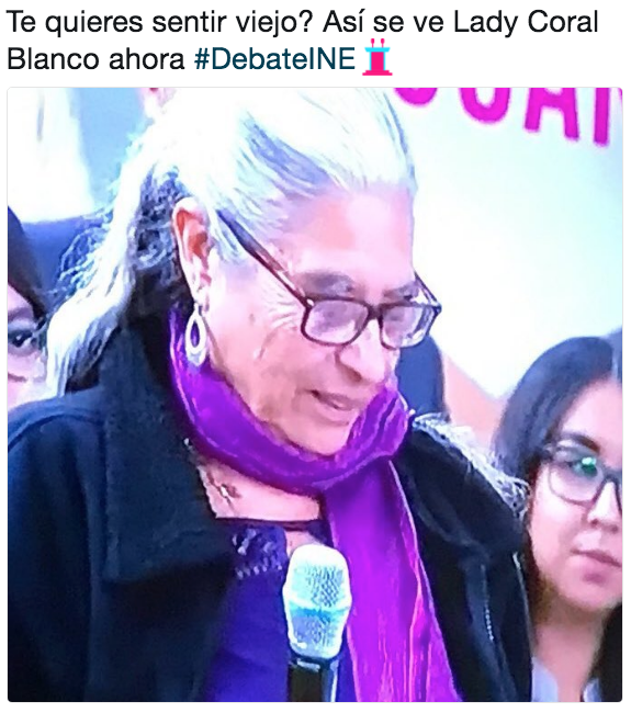 Memes del público en el debate presiencial