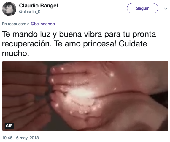 Belinda está en el hospital