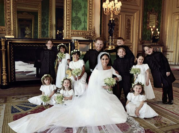 Retrato oficial boda real