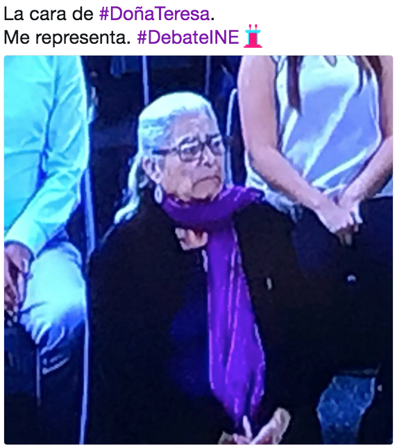 Memes senora Tere debate INE