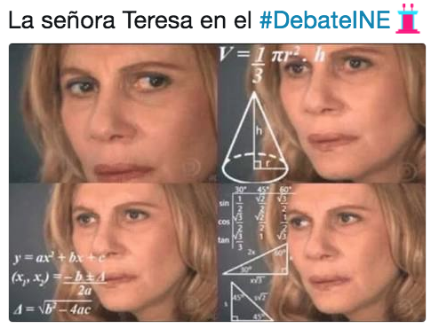 Memes senora Tere debate INE