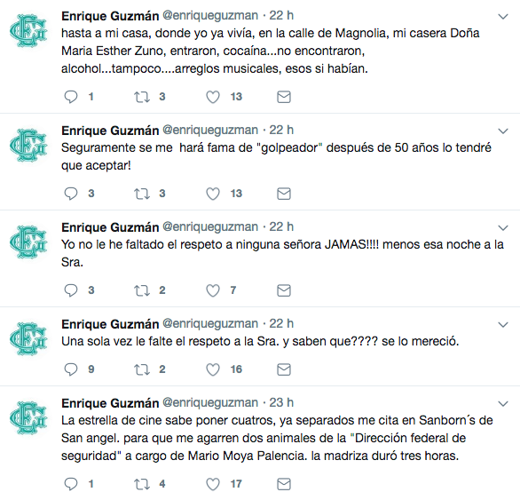 Enrique Guzman denuncia Silvia Pinal