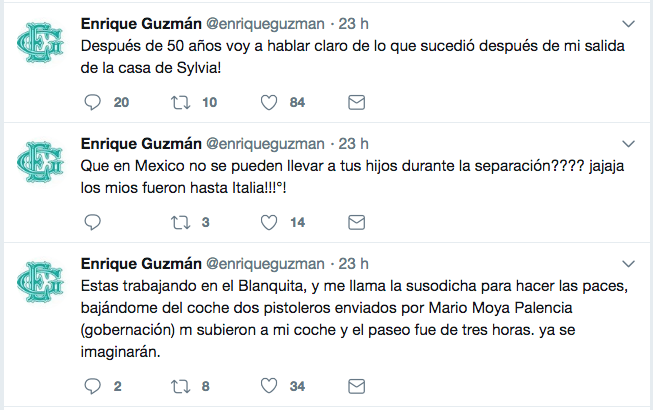 Enrique Guzman denuncia a Silvia Pinal