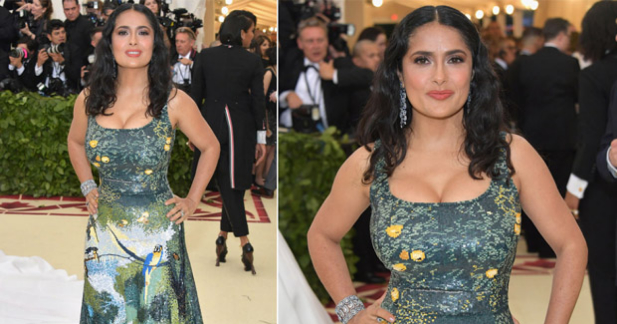 Vestido Met Gala Salma Hayek