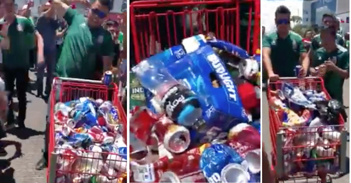 video-facebook-aficionados-mexicanos-ponen-ejemplo-tiran-basura