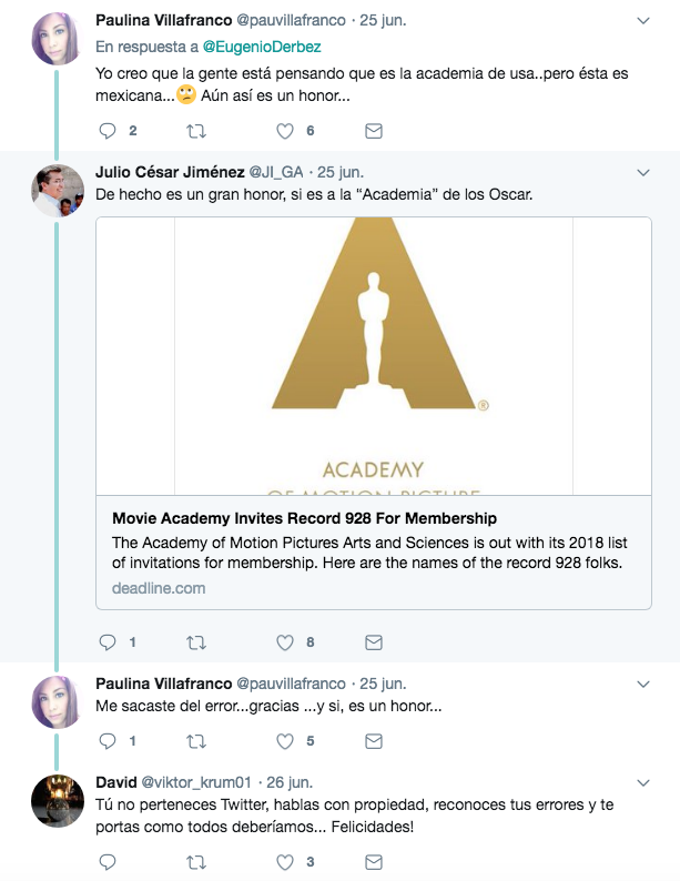 Eugenio derbez jurado de los oscar