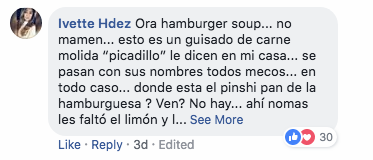 Hamburguer soup