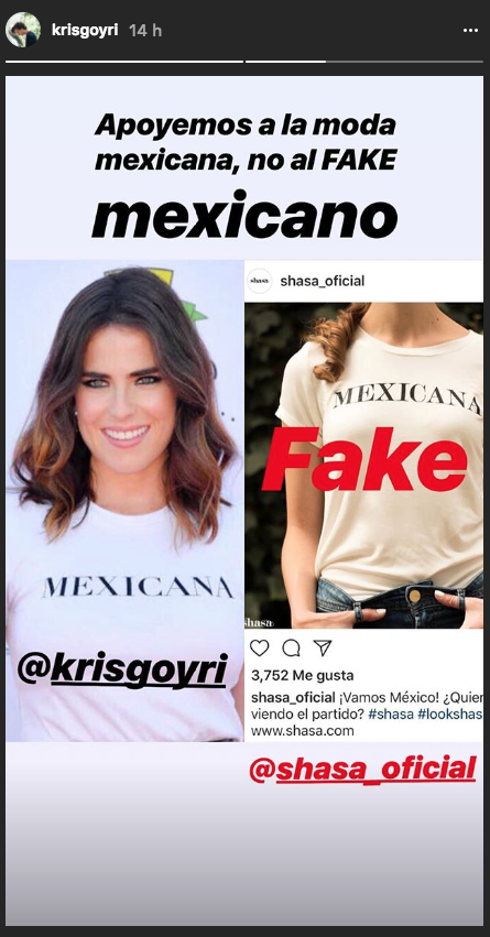 Plagio playera Shasa
