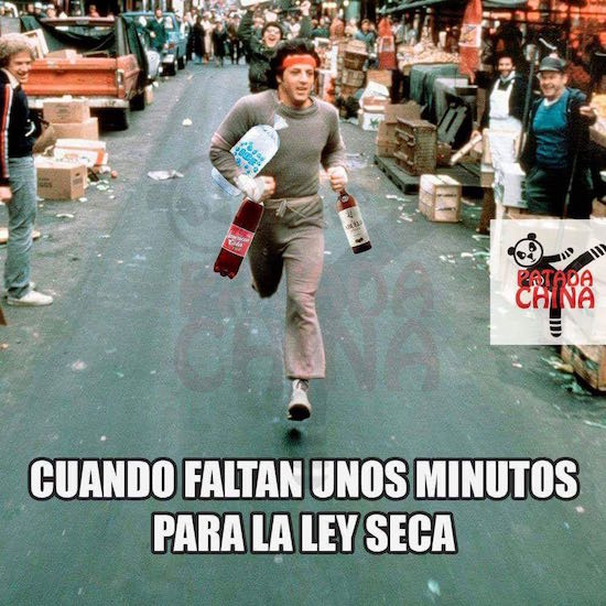Los mejores memes para sobrevivir a la Ley Seca