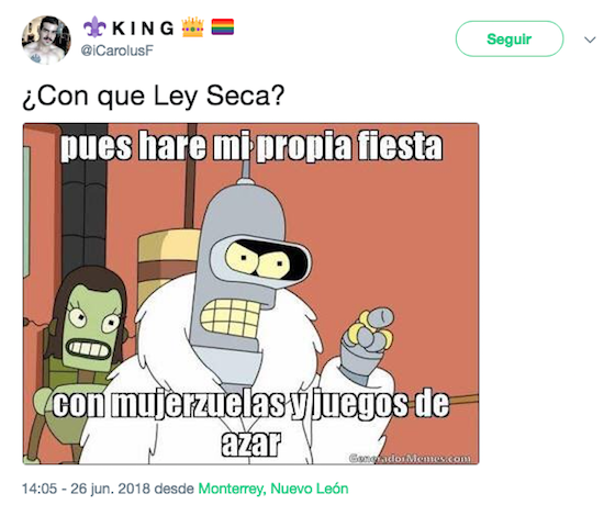 Los mejores memes para sobrevivir a la Ley Seca