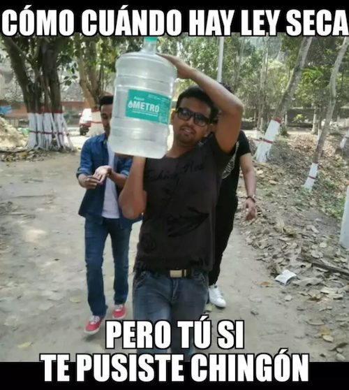 Los mejores memes para sobrevivir a la Ley Seca