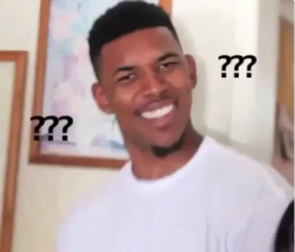 negro se pregunta meme