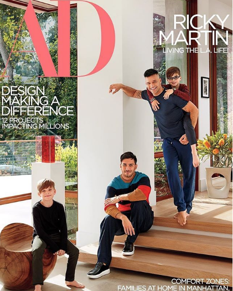 Ricky Martin habló a sus hijos de por qué tienen dos papás
