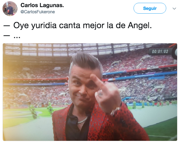 Yuridia Robbie Williams Rusia