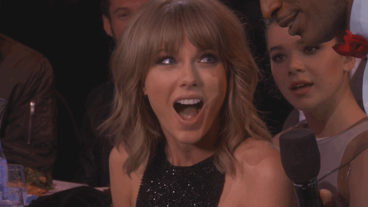 Taylor Swift sorprendida
