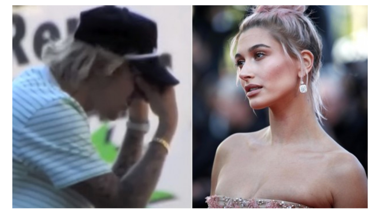 Justin Bieber llorando Fuera de casa Hailey Baldwin