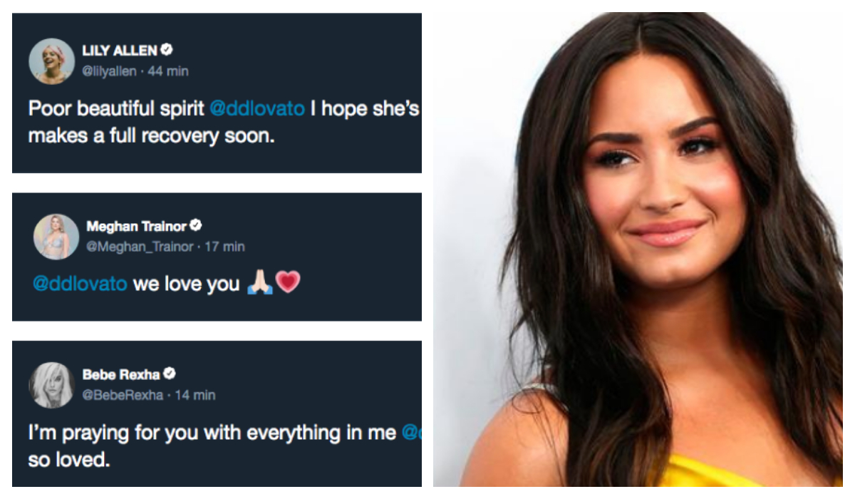 Famosos mandan Mensajes apoyo Demi Lovato