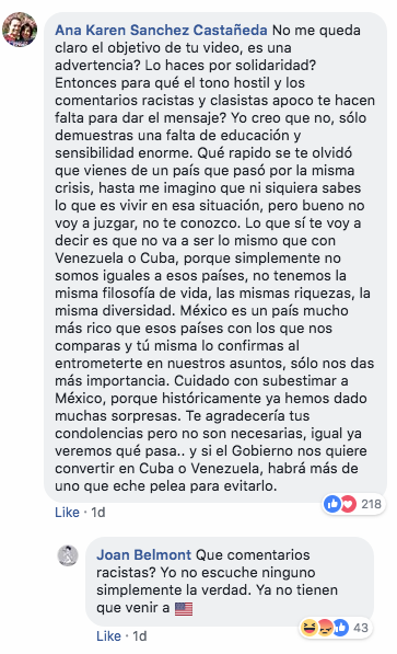 Reacciones al video de Alicia Otero