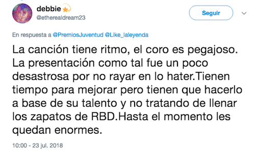 La gente no quiere a los nuevos "RBD"