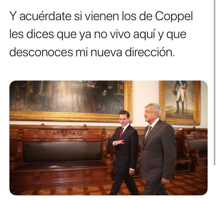 Memes encuentro Palacio Nacional AMLO epn