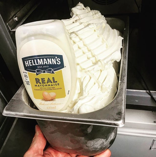 Helado de mayonesa