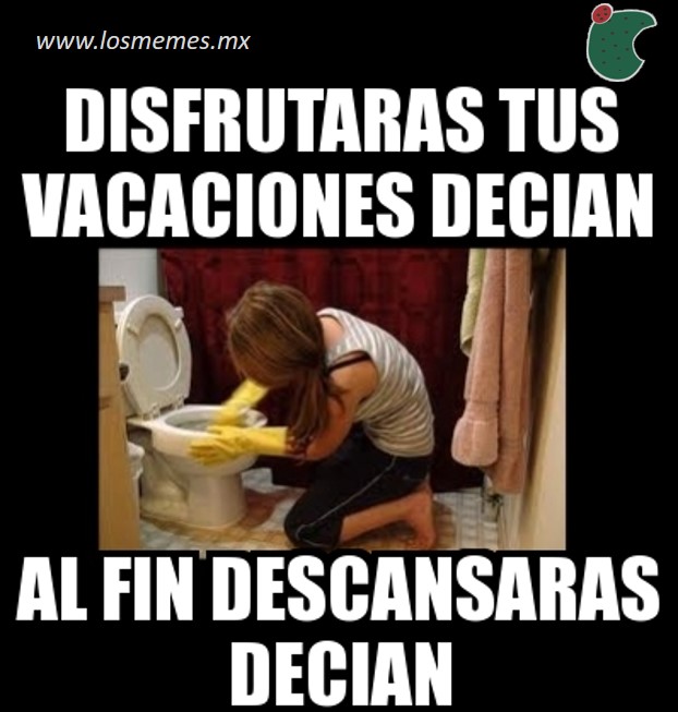 Memes de vacaciones