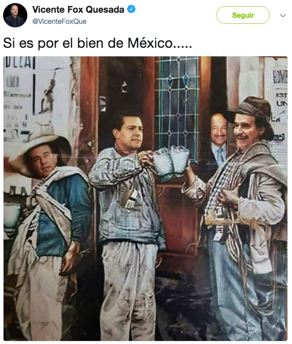 Memes de la pensión de vicente fox