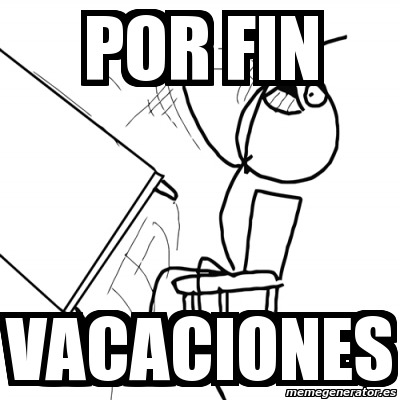 Memes de vacaciones