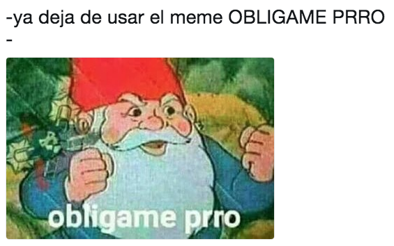 Memes obligame prro