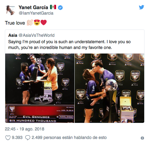 Dejó a Yanet García para ser campeón videojuegos... y perdió